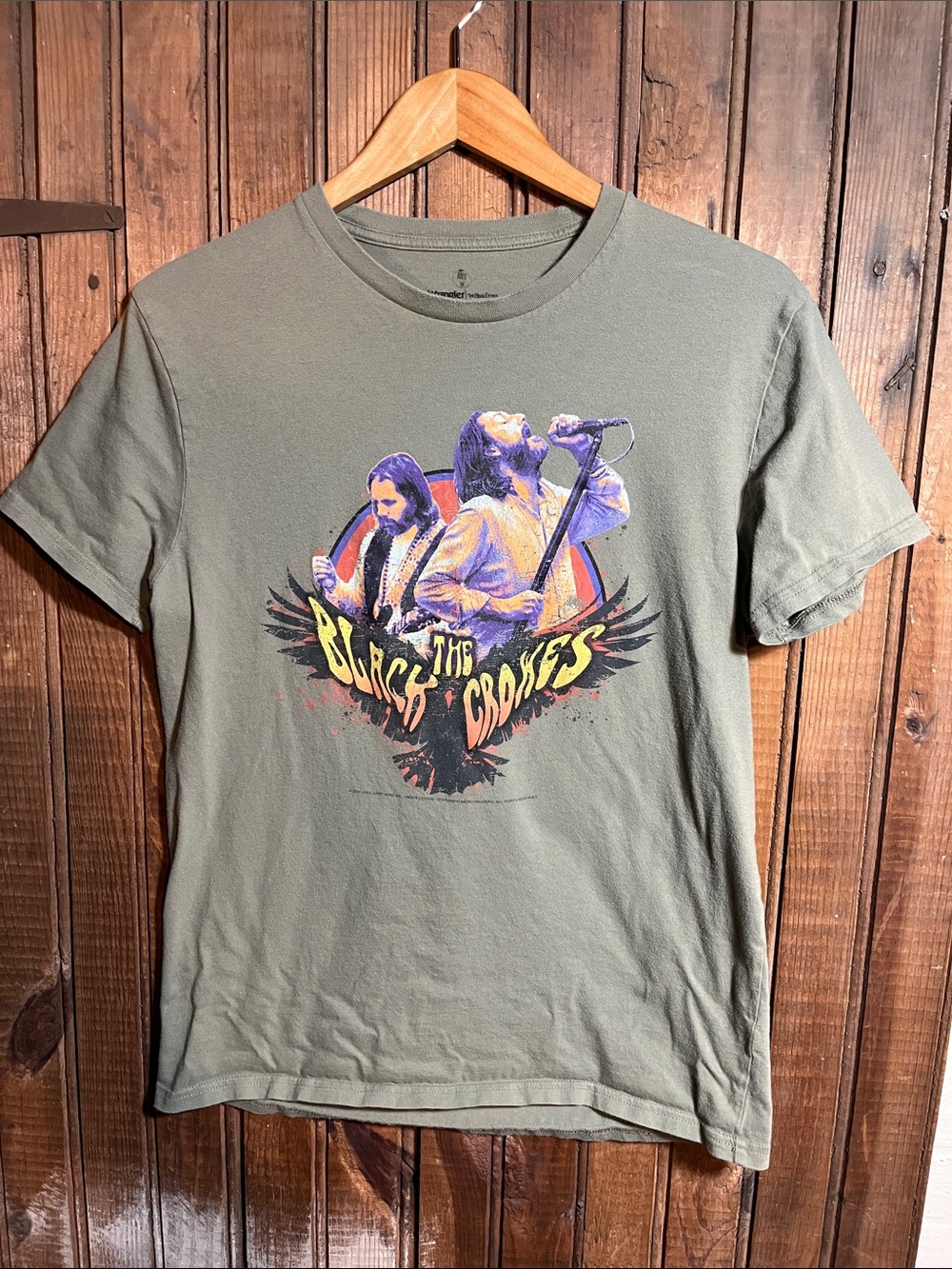 Wrangler Olive Green The Black Crowes Graphic Tee